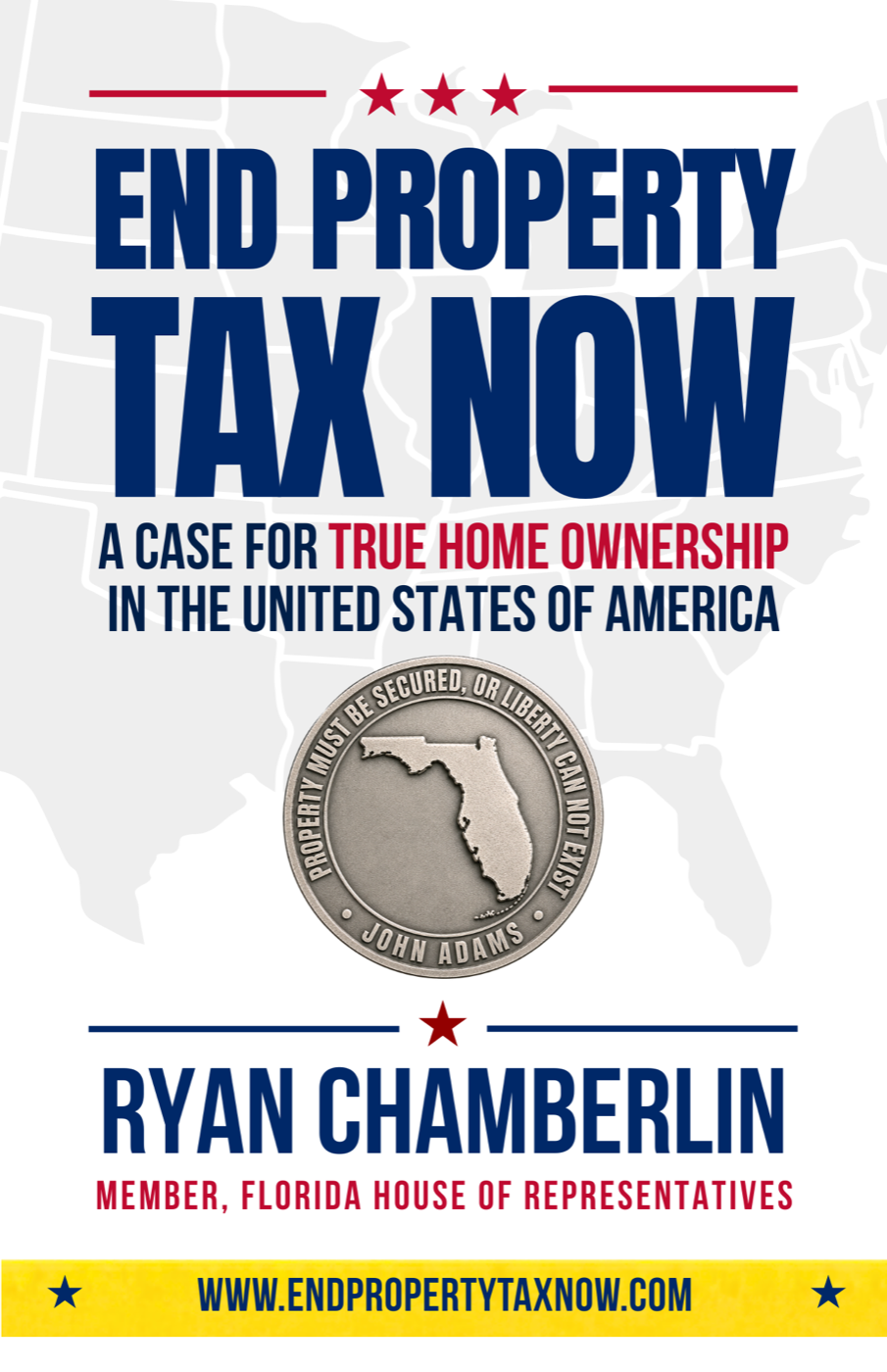 End Property Tax Now book cover, by Ryan Chamberlin